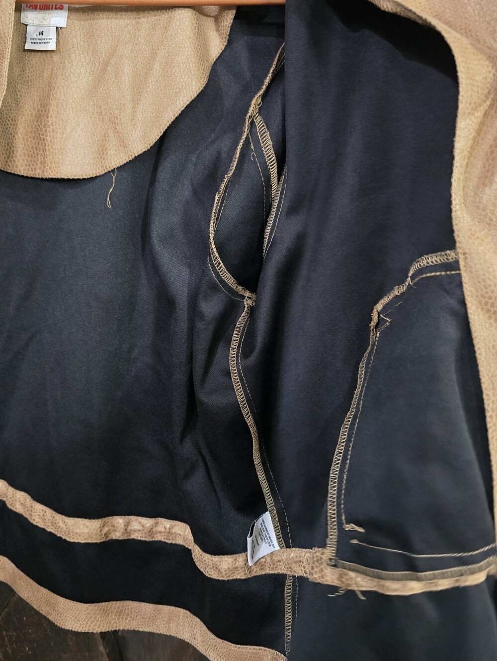 Ruby Rd. Women's Tan Zip-Front Lightweight Jacket Large - Picture 6 of 8